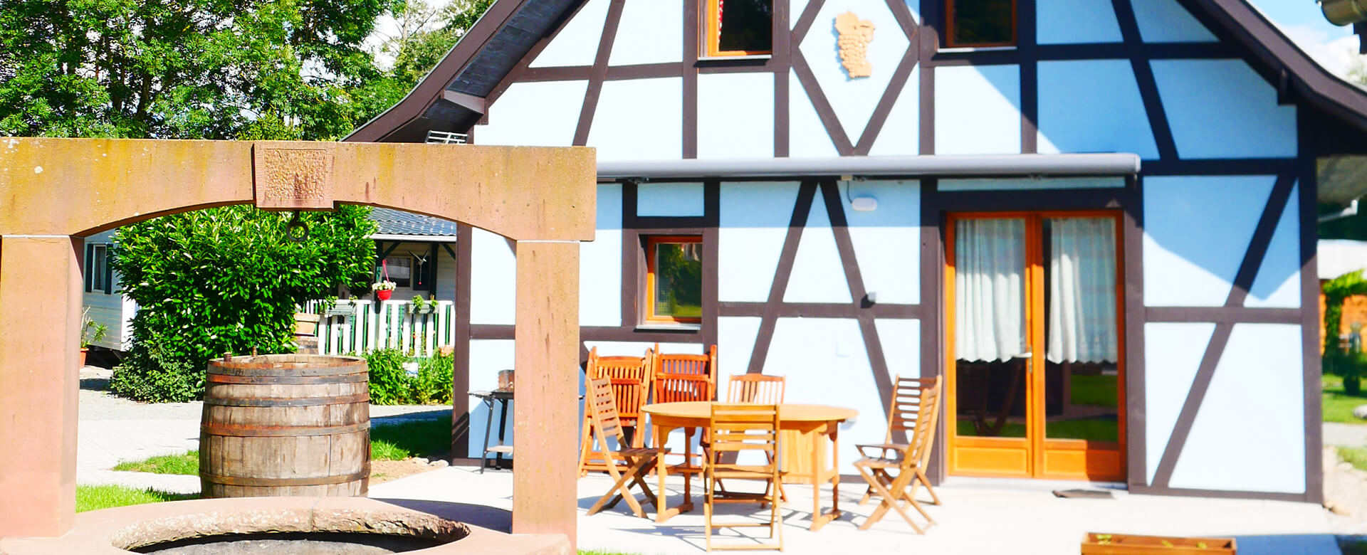 Hébergement insolite en Alsace, chalet alsacien